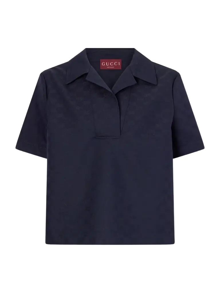 Gucci Jacquard Polo Top