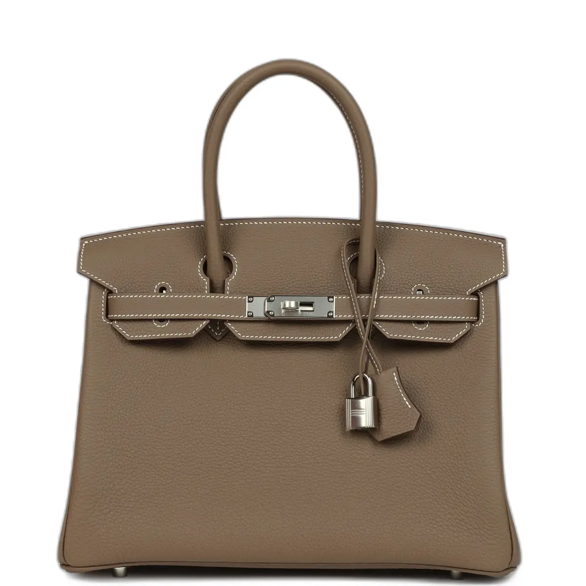 hermes Hermes Birkin 30 Etoupe Togo Palladium Hardware