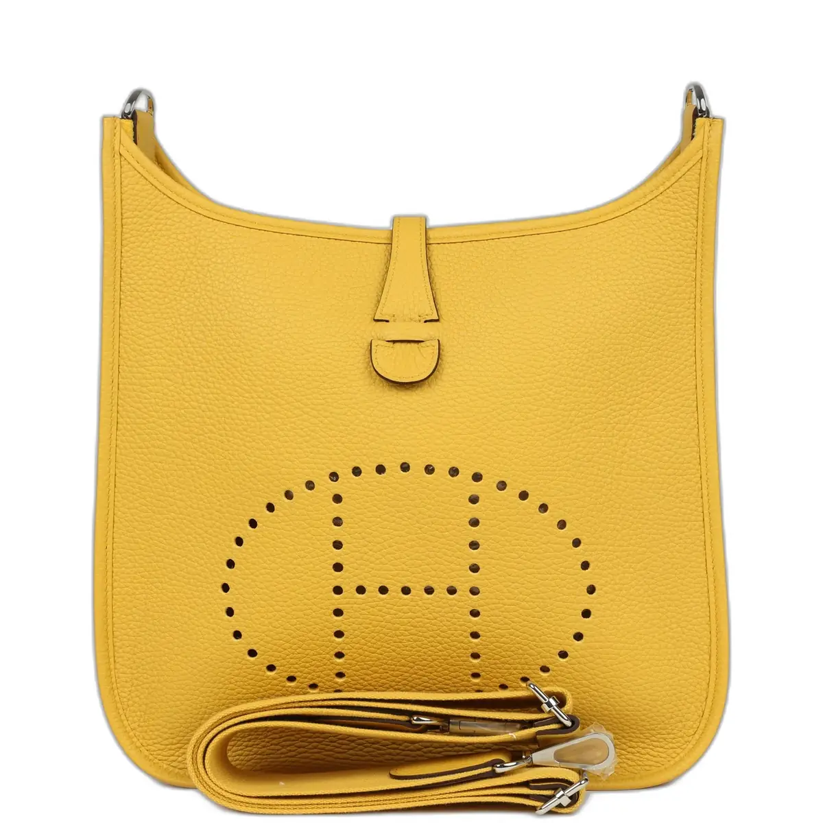 hermes Hermes Evelyne III PM Sun Clemence Palladium Hardware