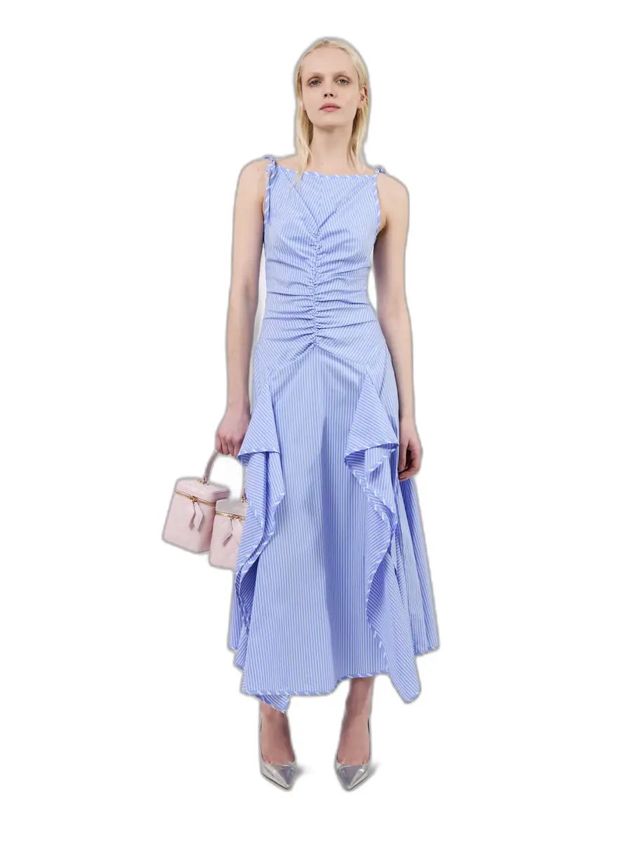 Aknvas The Morgan gown in poplin