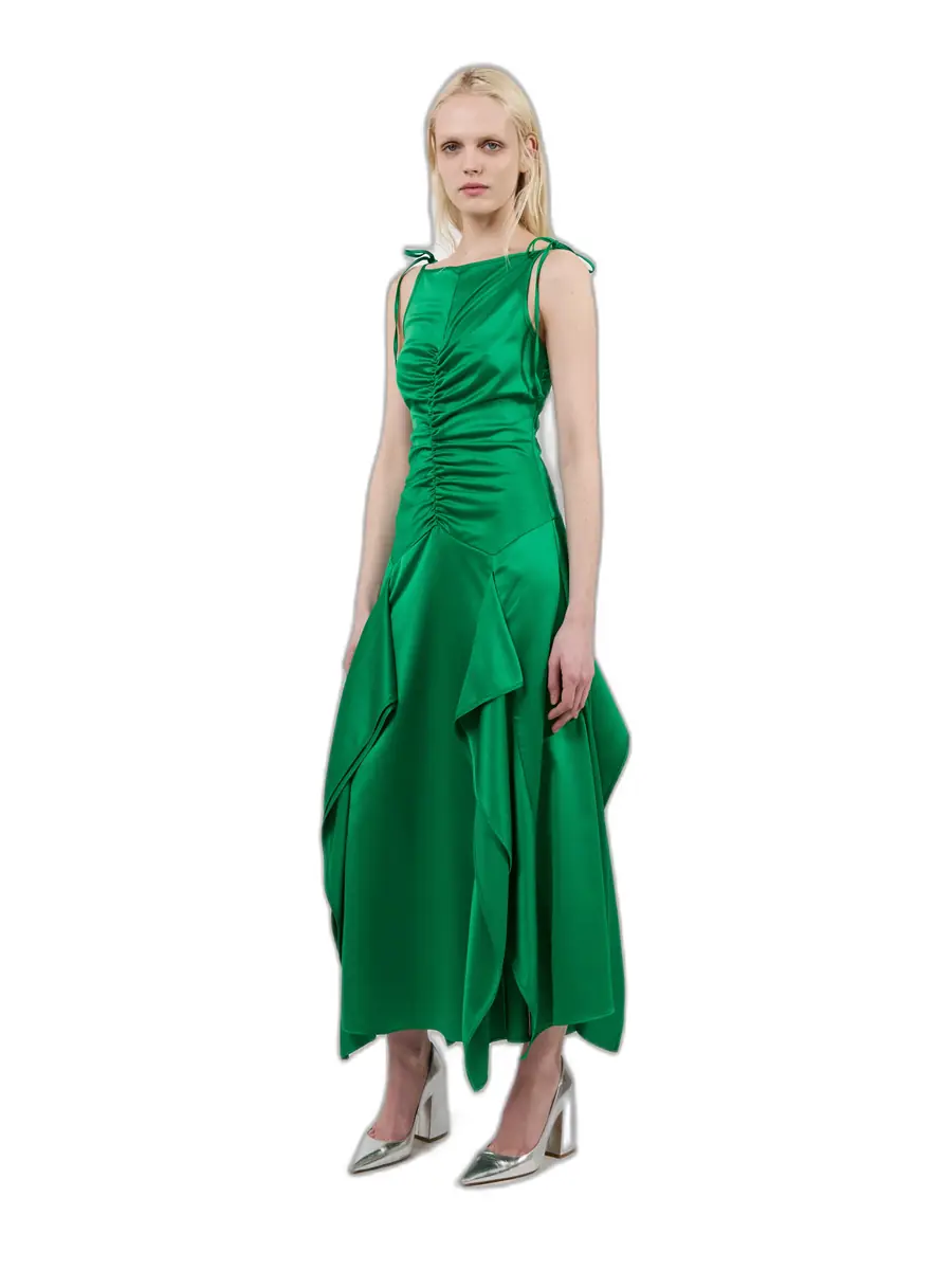 Aknvas The Morgan gown in satin