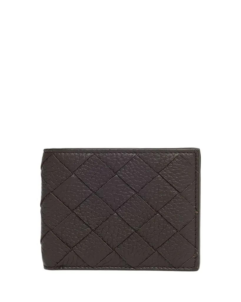 Bottega Veneta Men's Intrecciato Bi-Fold Wallet