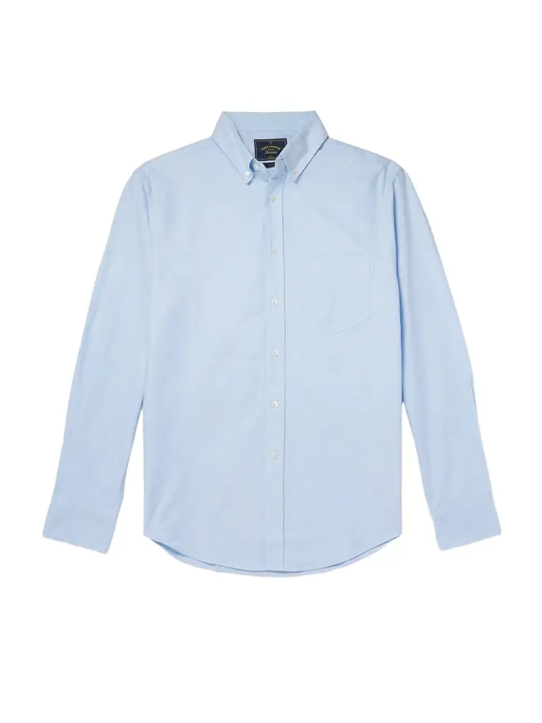 Portuguese Flannel Belavista Button-Down Collar Cotton Shirt - Men