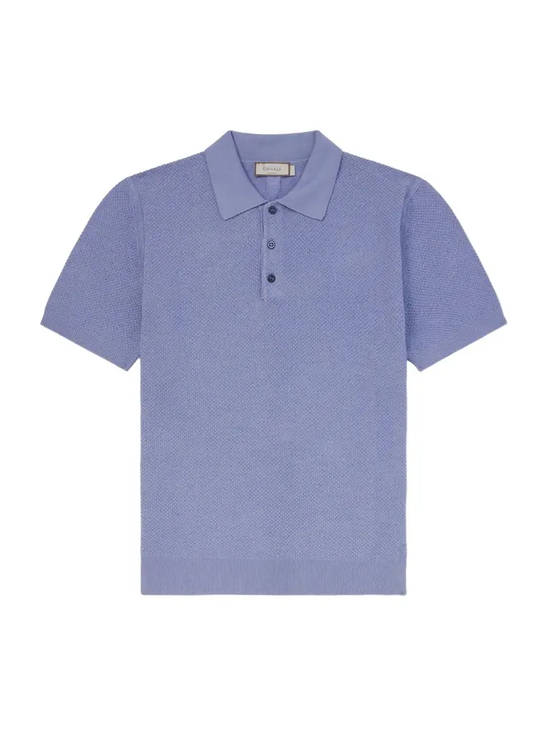 Canali Cotton-Piqué Polo Shirt - Men