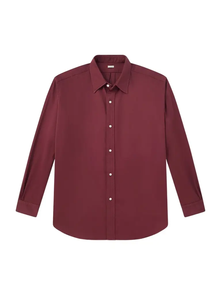 A.PRESSE Cotton-Twill Shirt - Men