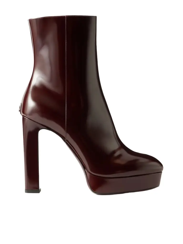 Jimmy Choo Marene 120 Polished Leather Boots