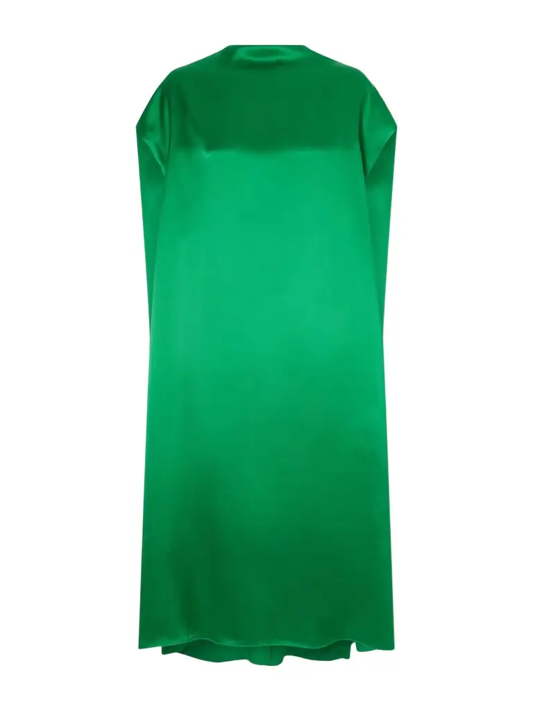 Dries Van Noten Silk-satin Midi Dress