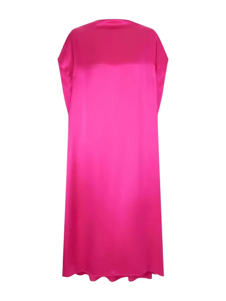 Dries Van Noten Silk-satin Midi Dress