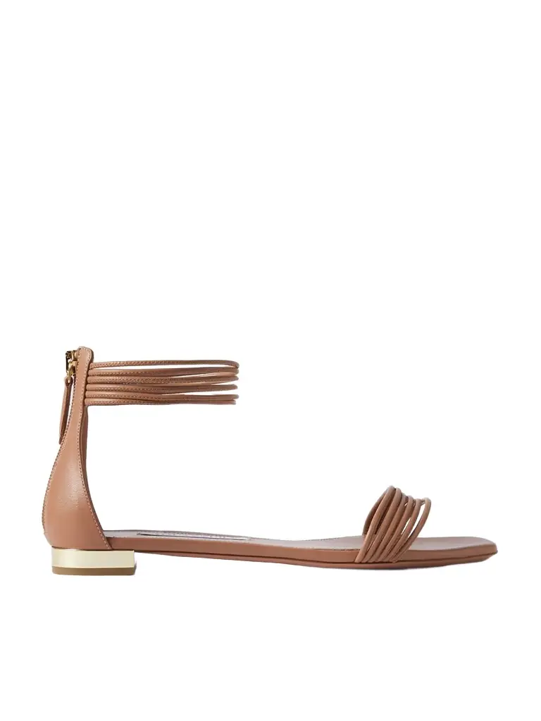 Aquazzura Sway Leather Sandals