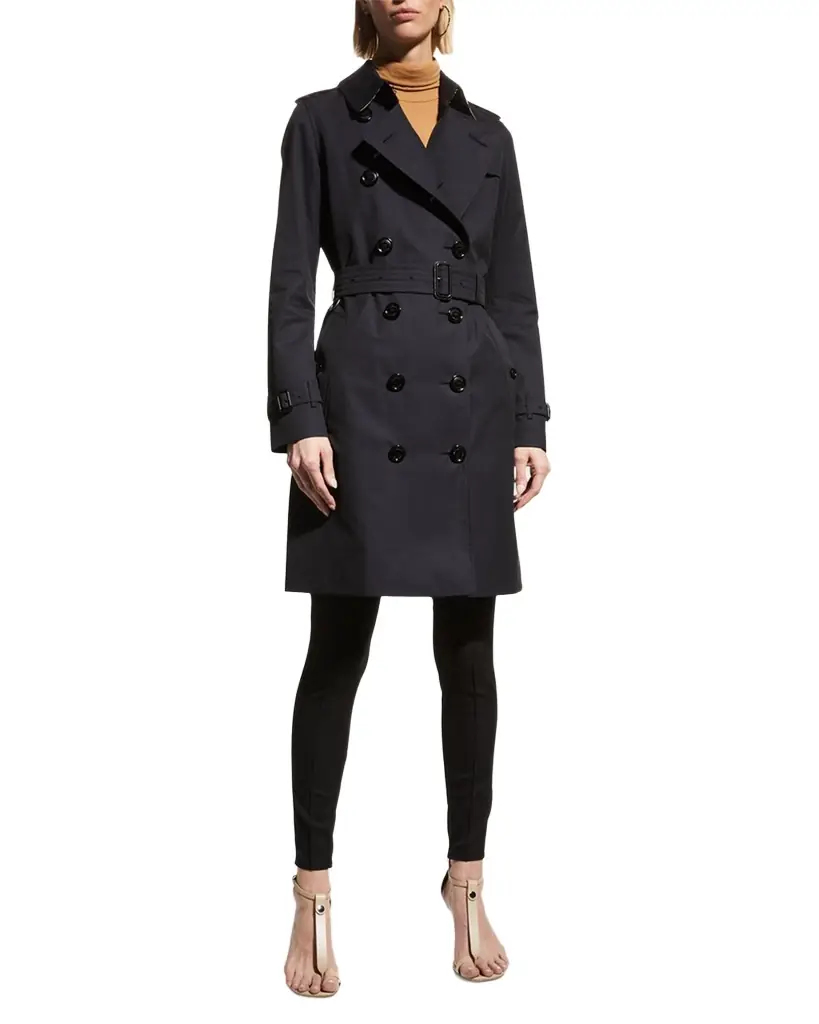 Burberry Kensington Heritage Belted Long Trench Coat