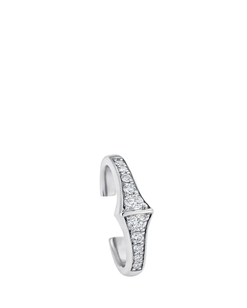 Sara Weinstock 18K White Gold Lucia Diamond Ear Cuff, Single