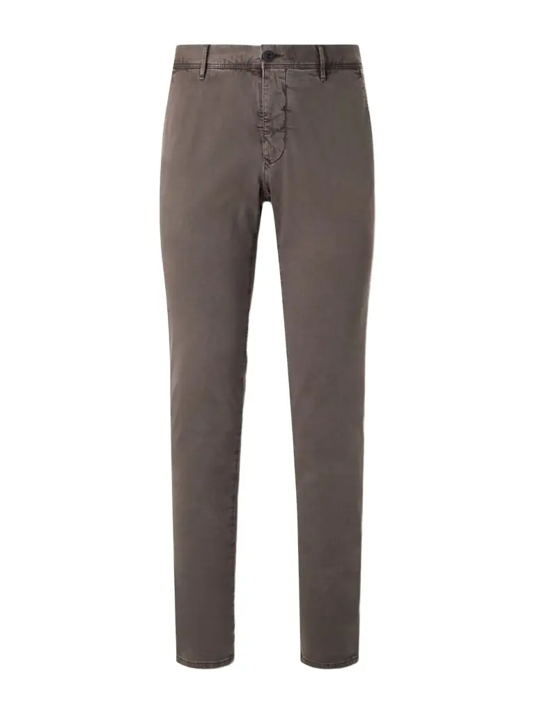Slowear Slim-Fit Tapered Stretch-Cotton Gabardine Trousers - Men