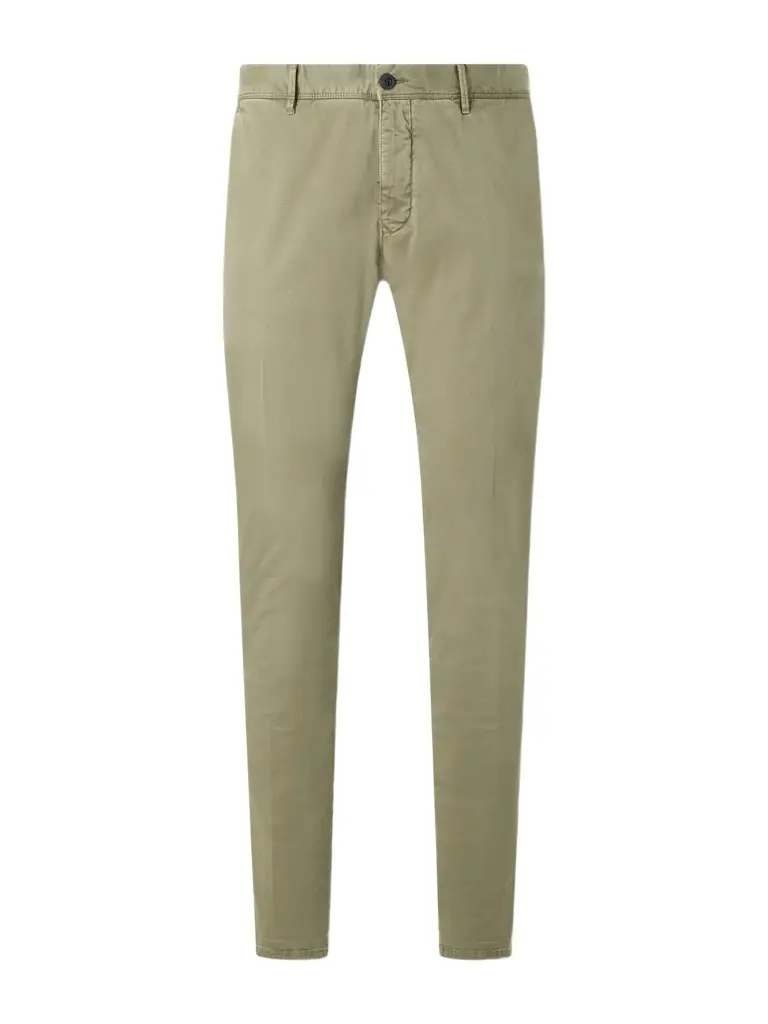 Slowear Slim-Fit Tapered Stretch-Cotton Gabardine Trousers - Men