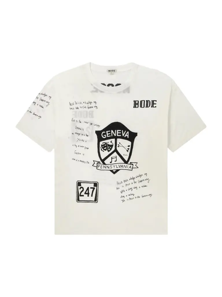 BODE Camp Crest Printed Cotton-Jersey T-Shirt - Men