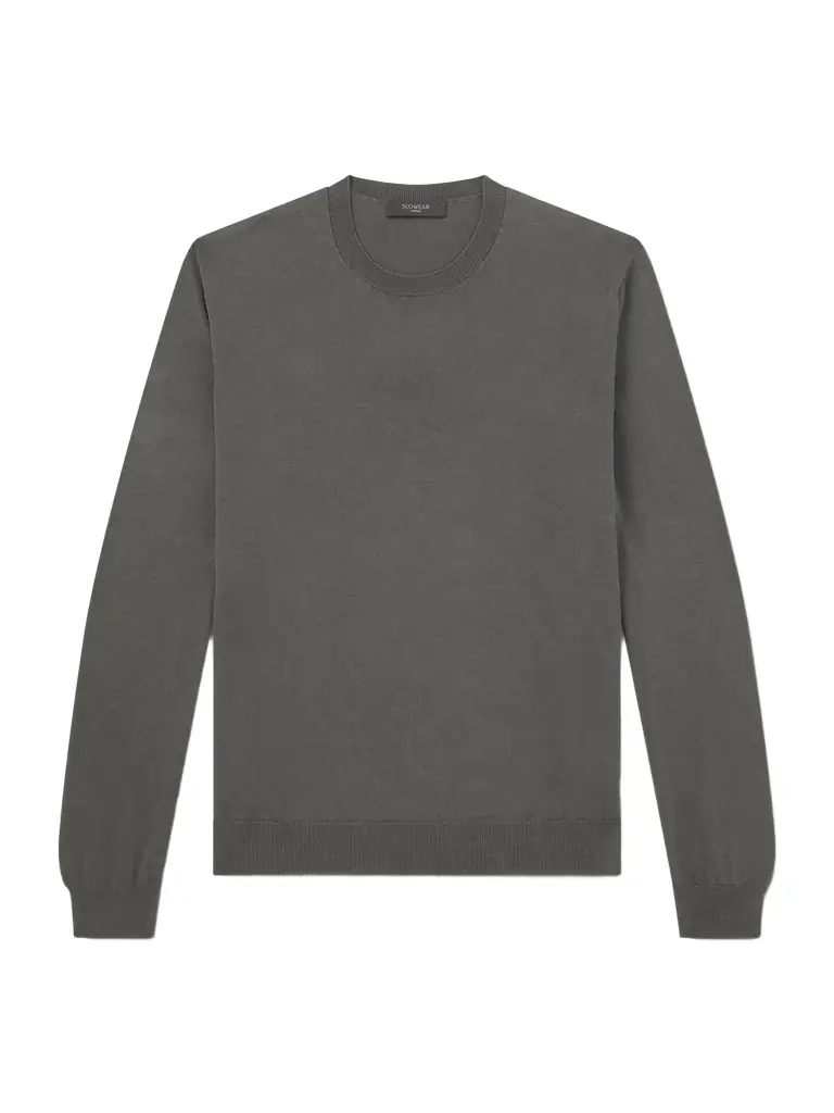 Slowear Cotton and Silk-Blend Sweater - Men