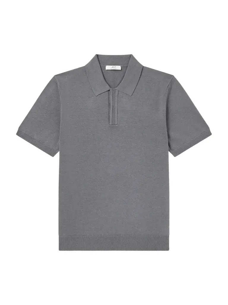 MR P. Silk and Cotton-Blend Polo Shirt - Men