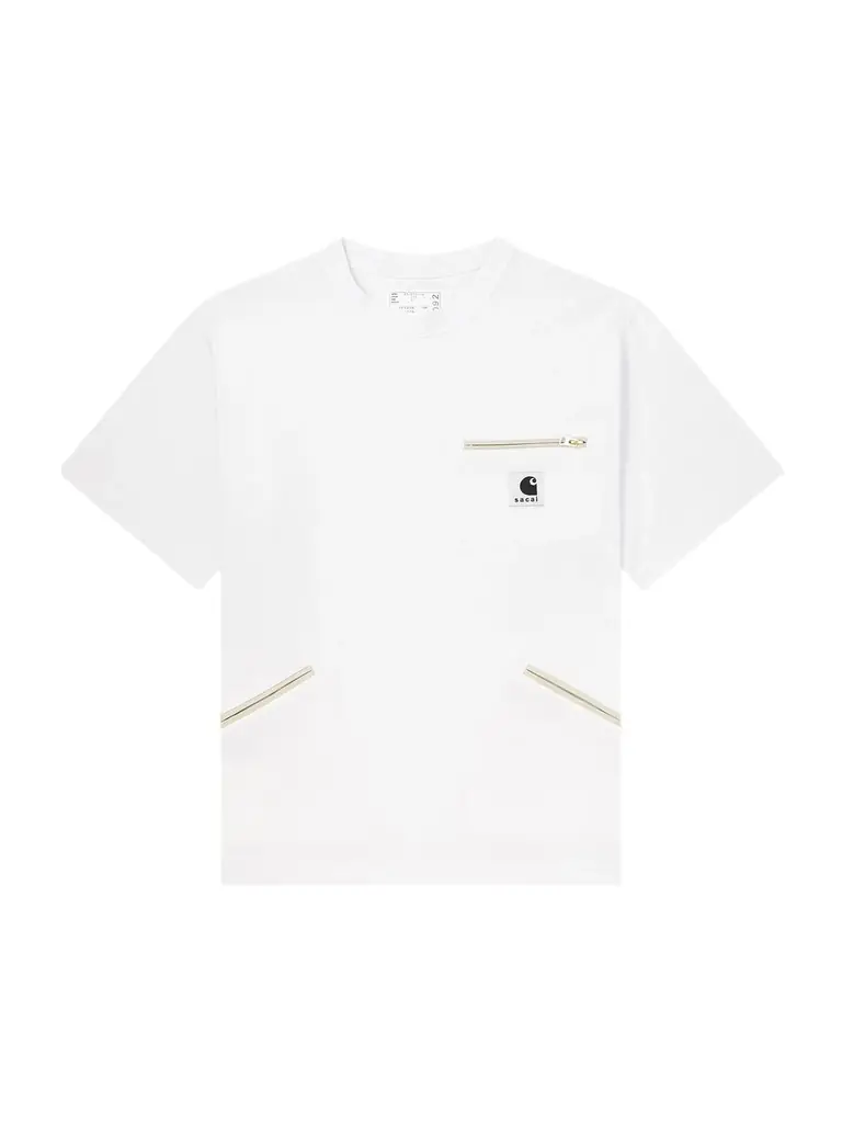 Sacai Carhartt WIP Logo-Appliquéd Cotton-Jersey T-Shirt - Men