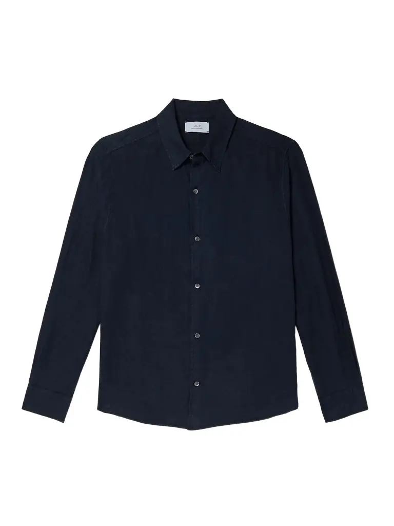 MR P. Garment-Dyed Linen Shirt - Men