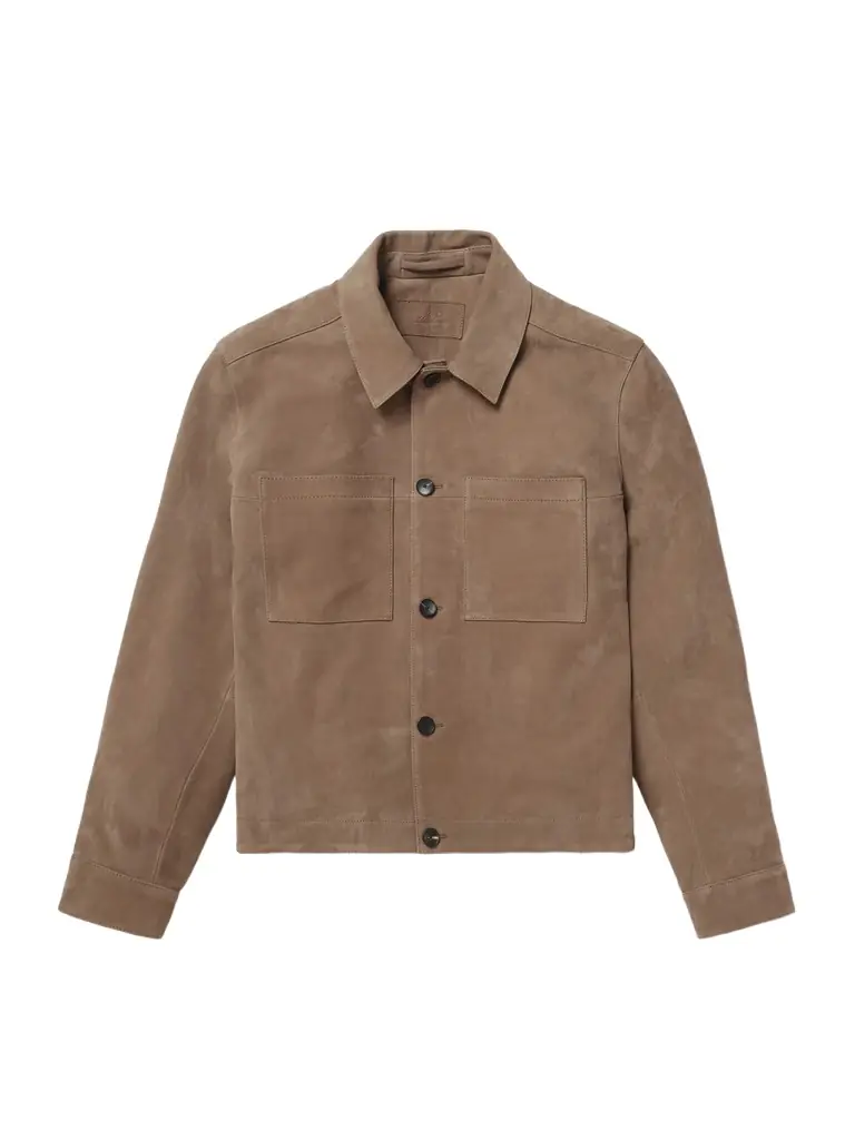 MR P. Suede Overshirt - Men