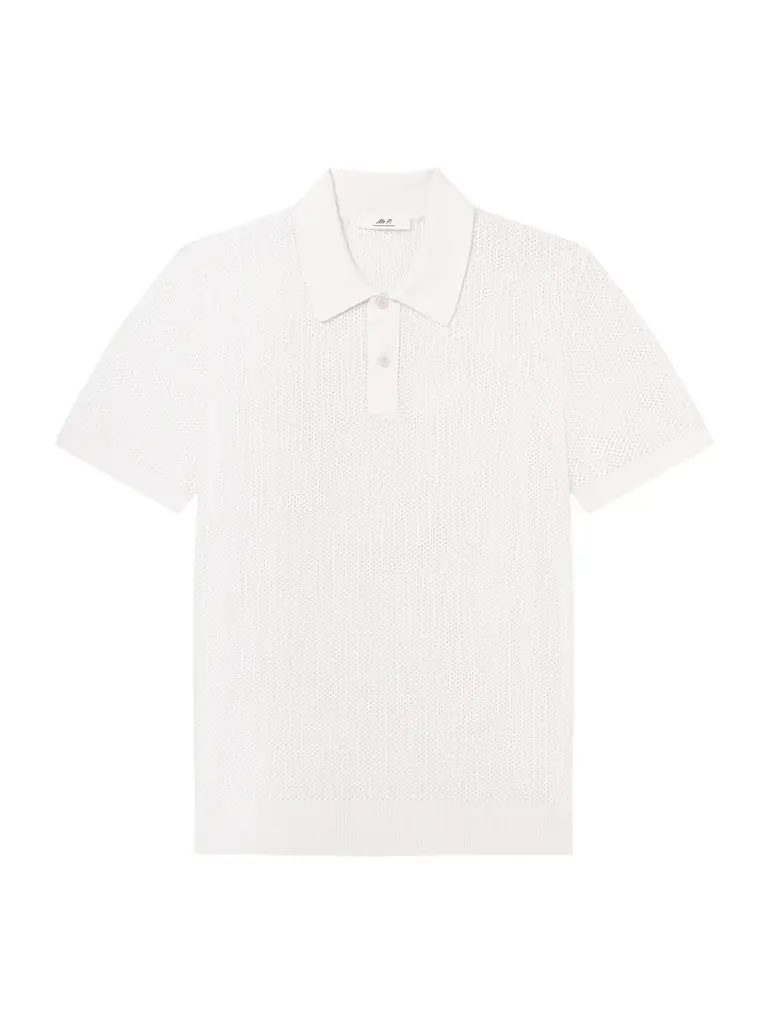 MR P. Honeycomb-Knit Organic Cotton Polo Shirt - Men