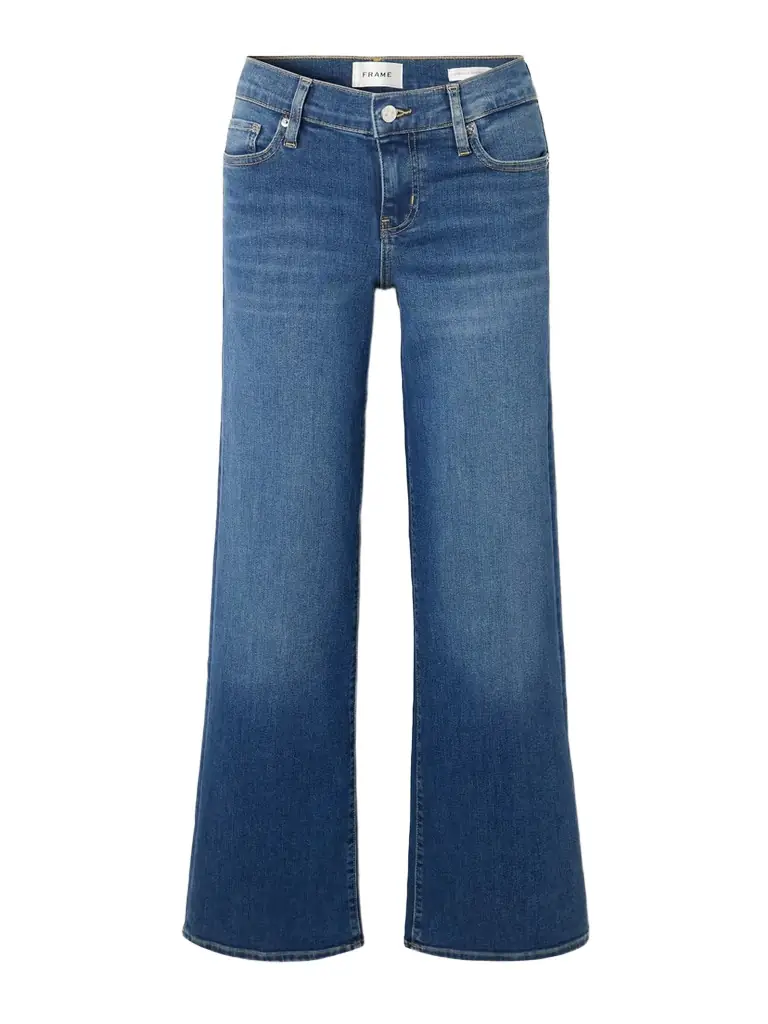 Frame Le Slim Palazzo Low-rise Wide-leg Jeans