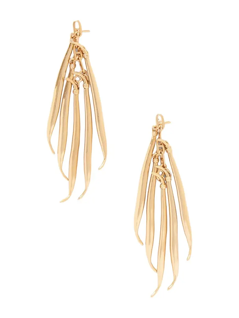 Jacquemus Les Boucles Haricots Gold-tone Earrings