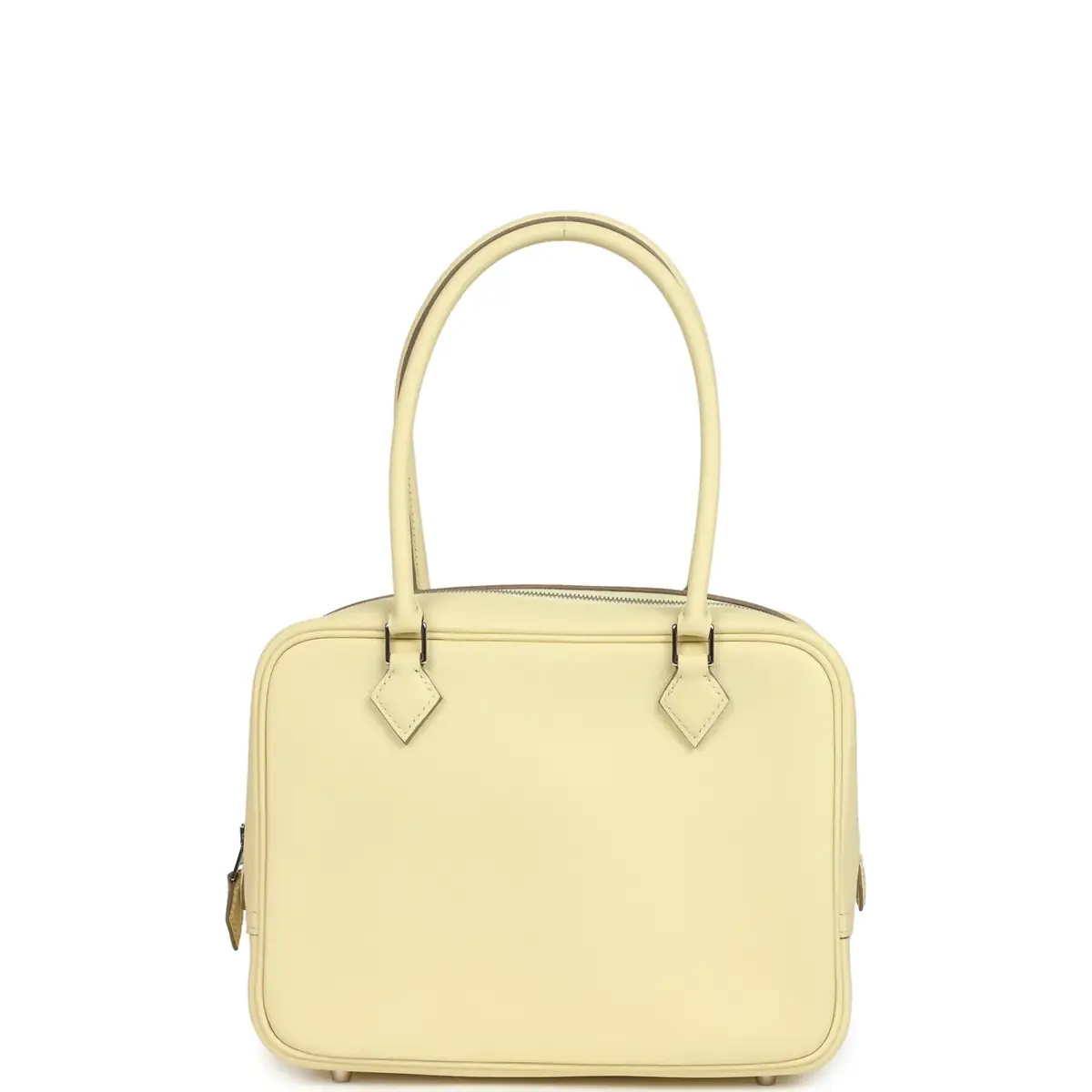 hermes Hermes Mini Plume 21 Bag Jaune Milton Swift Palladium Hardware