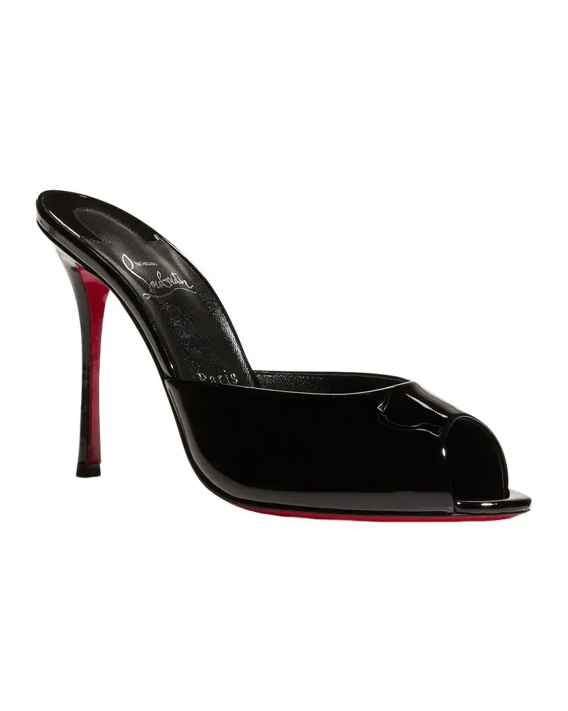 Christian Louboutin 100mm Me Dolly Patent Sandals