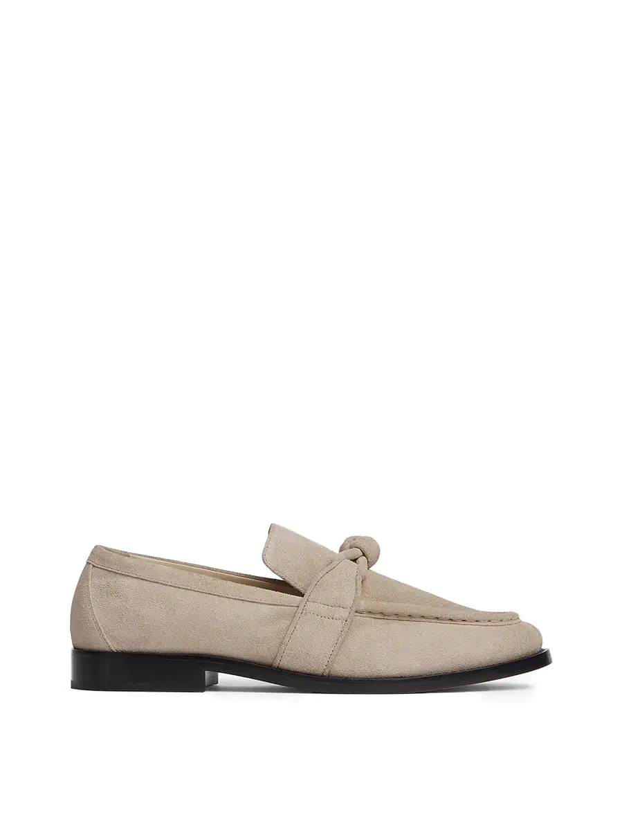Bottega Veneta Suede Astaire Loafers