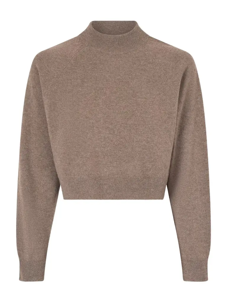 Jil Sander Cropped Wool And Cashmere-blend Sweater