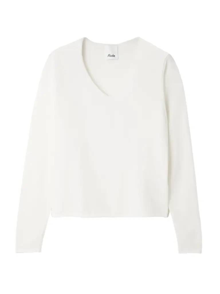 Allude Cotton And Cashmere-blend Sweater