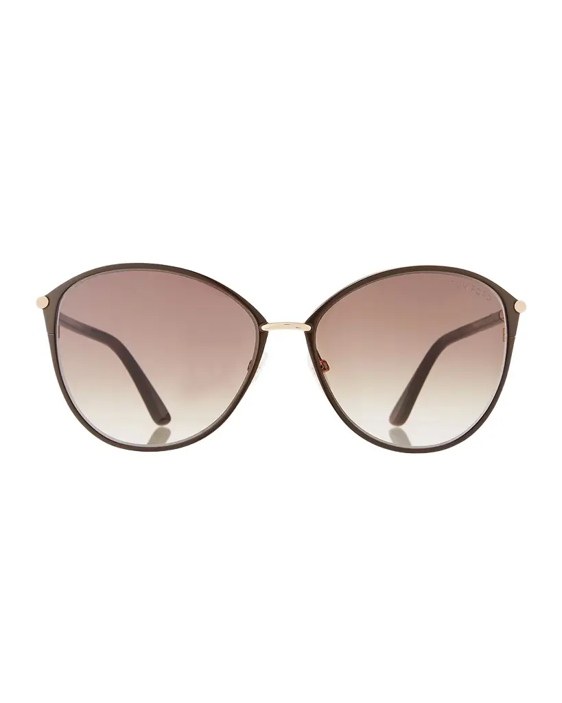 TOM FORD Penelope Metal Butterfly Sunglasses