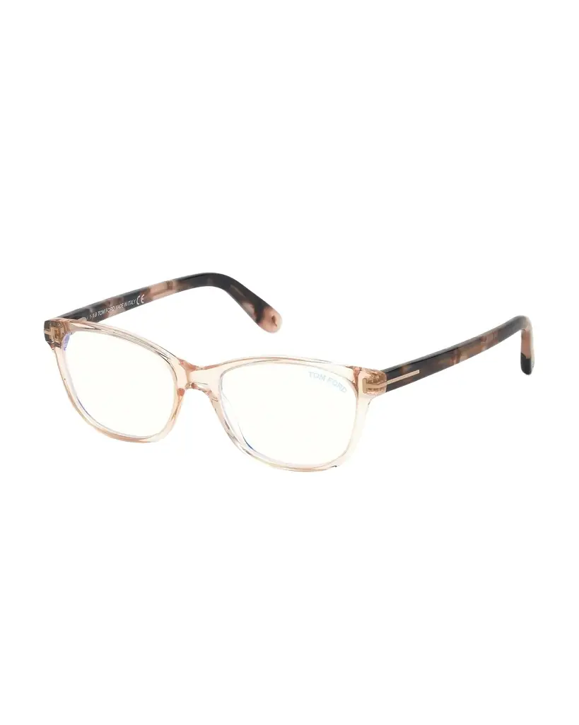 TOM FORD Square Blue Block Optical Frames