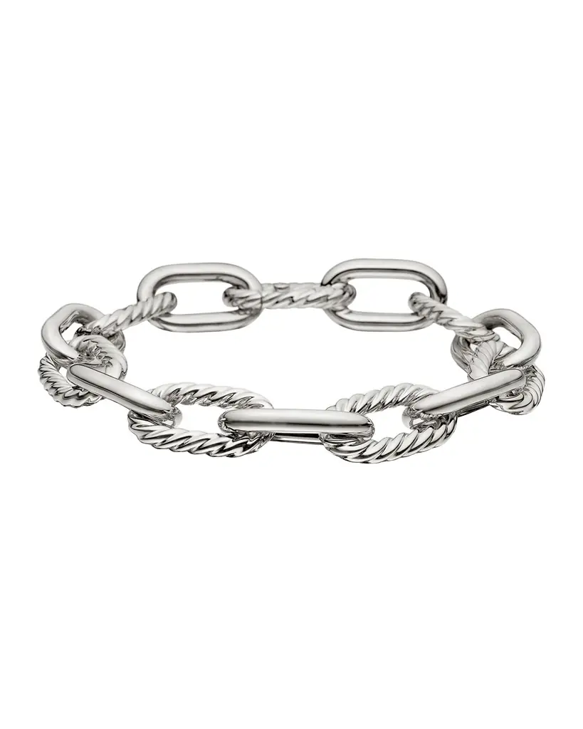David Yurman DY Madison Chain Bracelet in Silver, 11mm