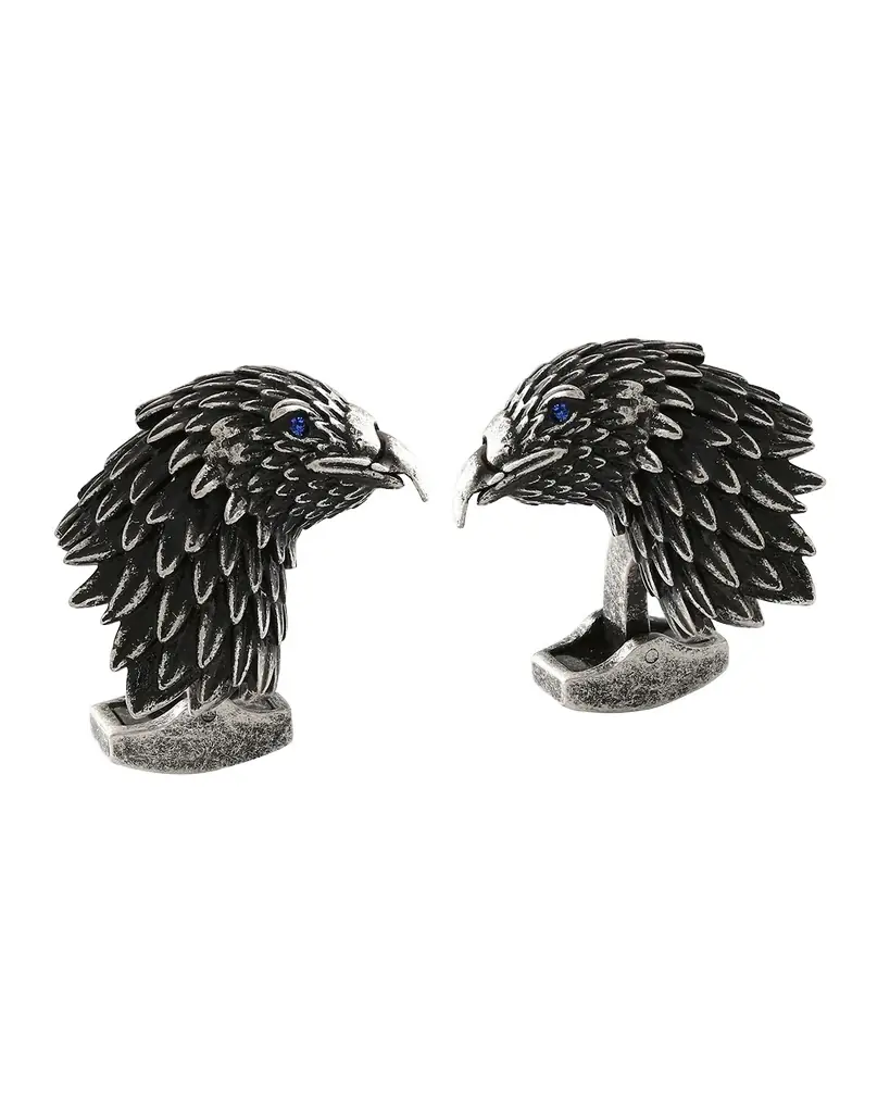 Tateossian Eagle Cuff Links w/ Crystals