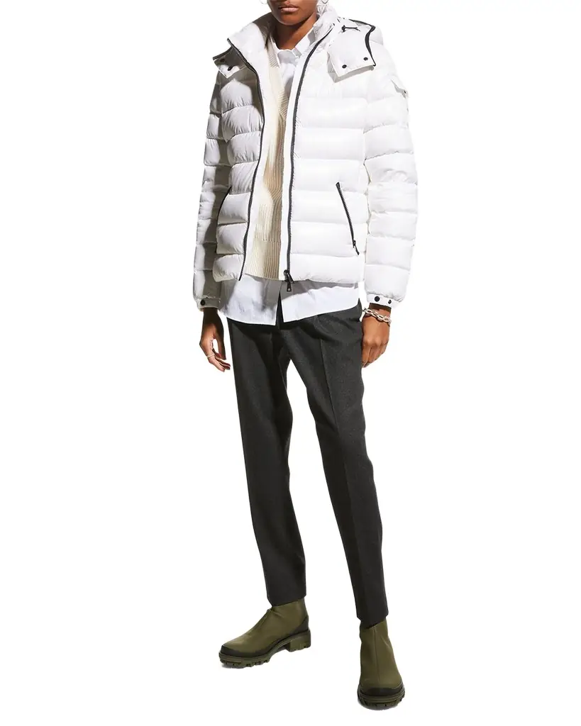 Moncler Bady Hooded Short Down Jacket