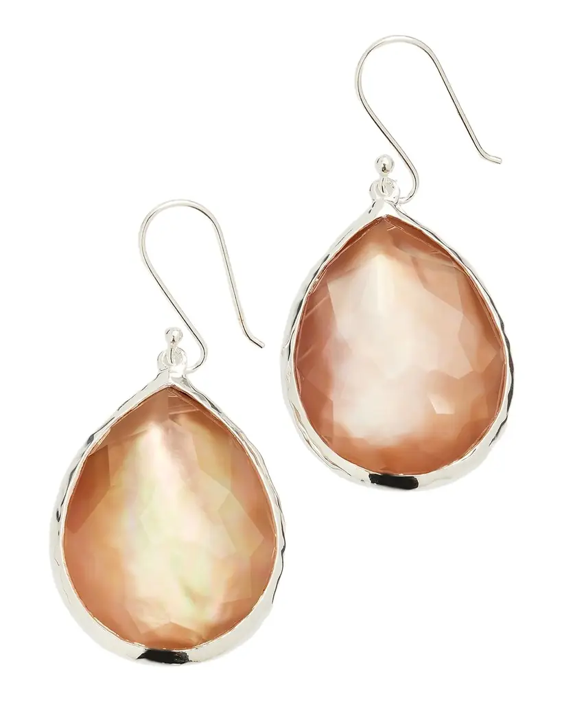 Ippolita Large Teardrop Earrings in Sterling Silver
