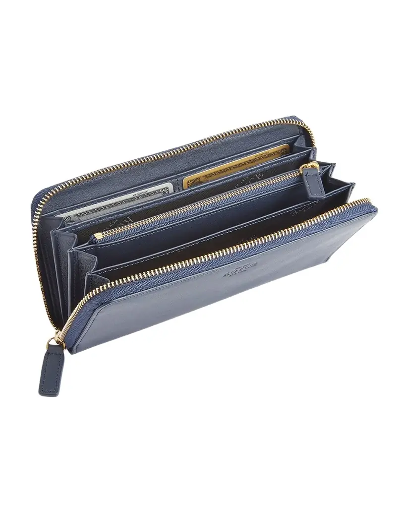 ROYCE New York RFID Blocking Continental Wallet, Personalized