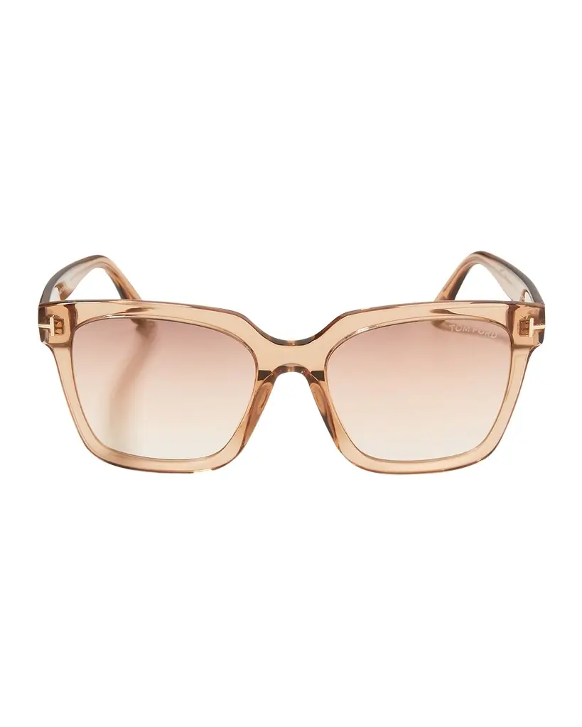 TOM FORD Selby Square Acetate Sunglasses