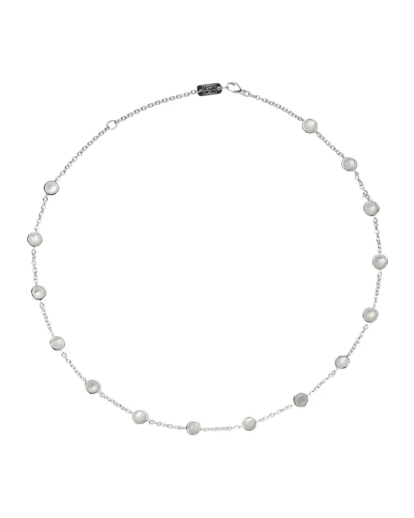 Ippolita Stone Station Necklace in Sterling Silver