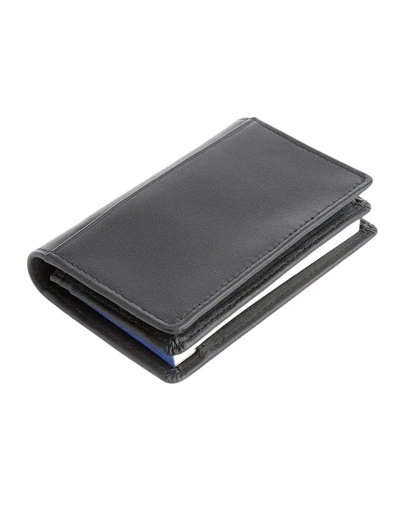 ROYCE New York Personalized Leather Notepad Organizer Wallet