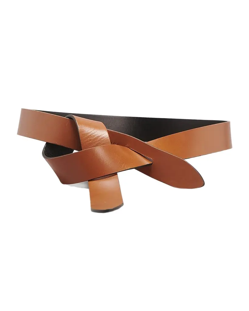 Isabel Marant Lecce Leather Pull-Through Belt