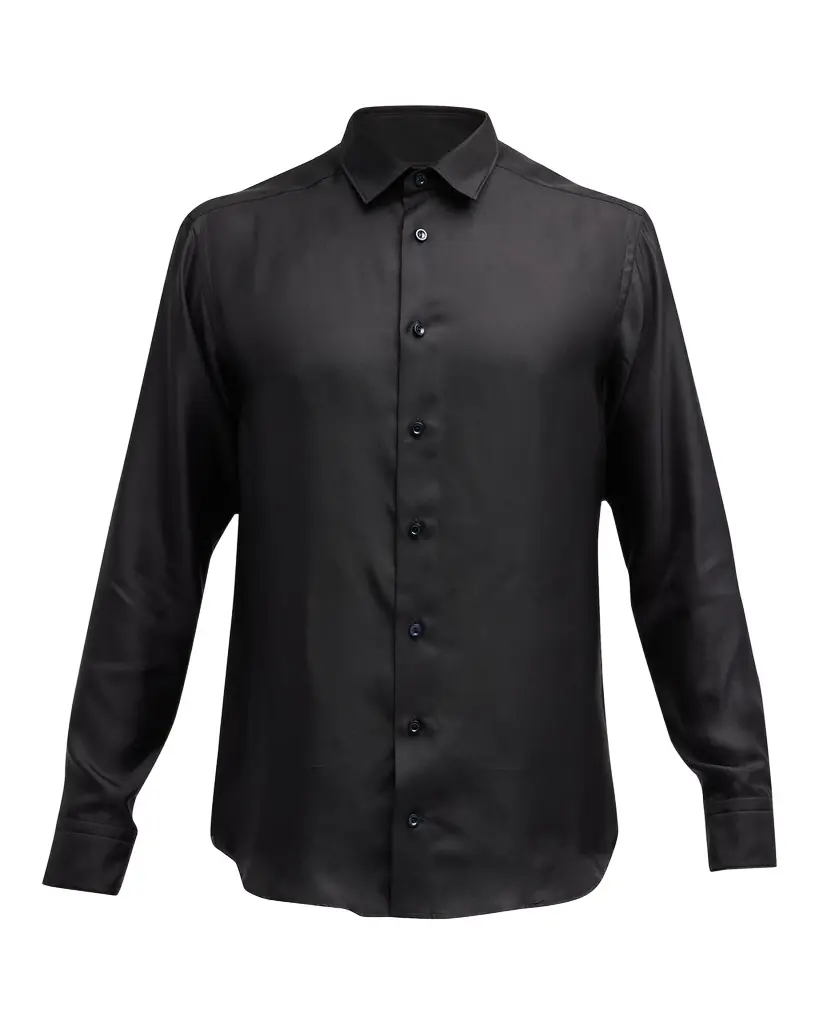 Eton Men 's Slim-Fit Silk Dress Shirt