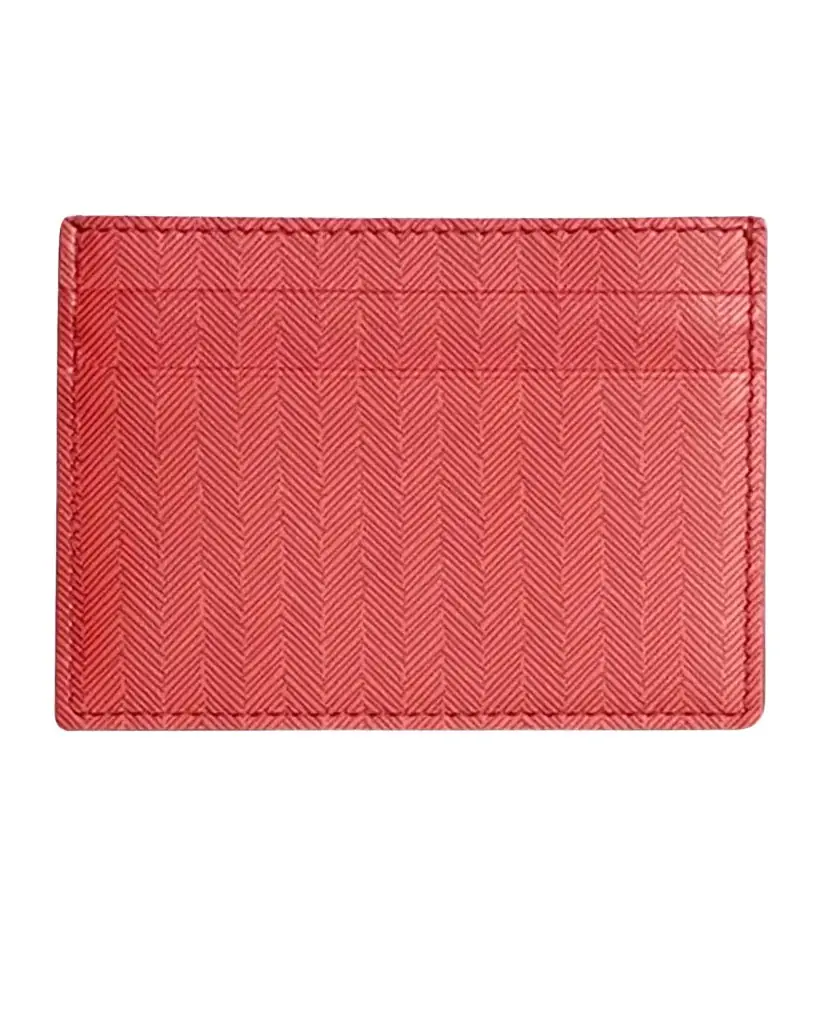 Bell 'INVITO Chevron Leather Credit Card Case