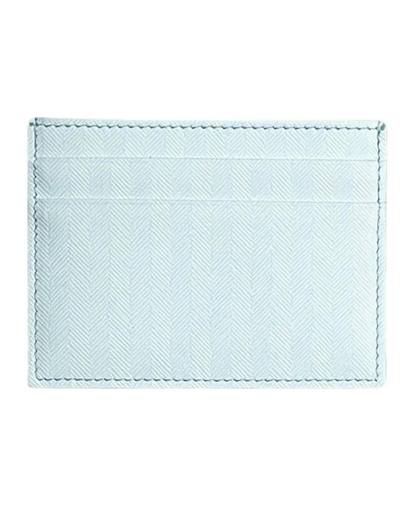 Bell 'INVITO Chevron Leather Credit Card Case