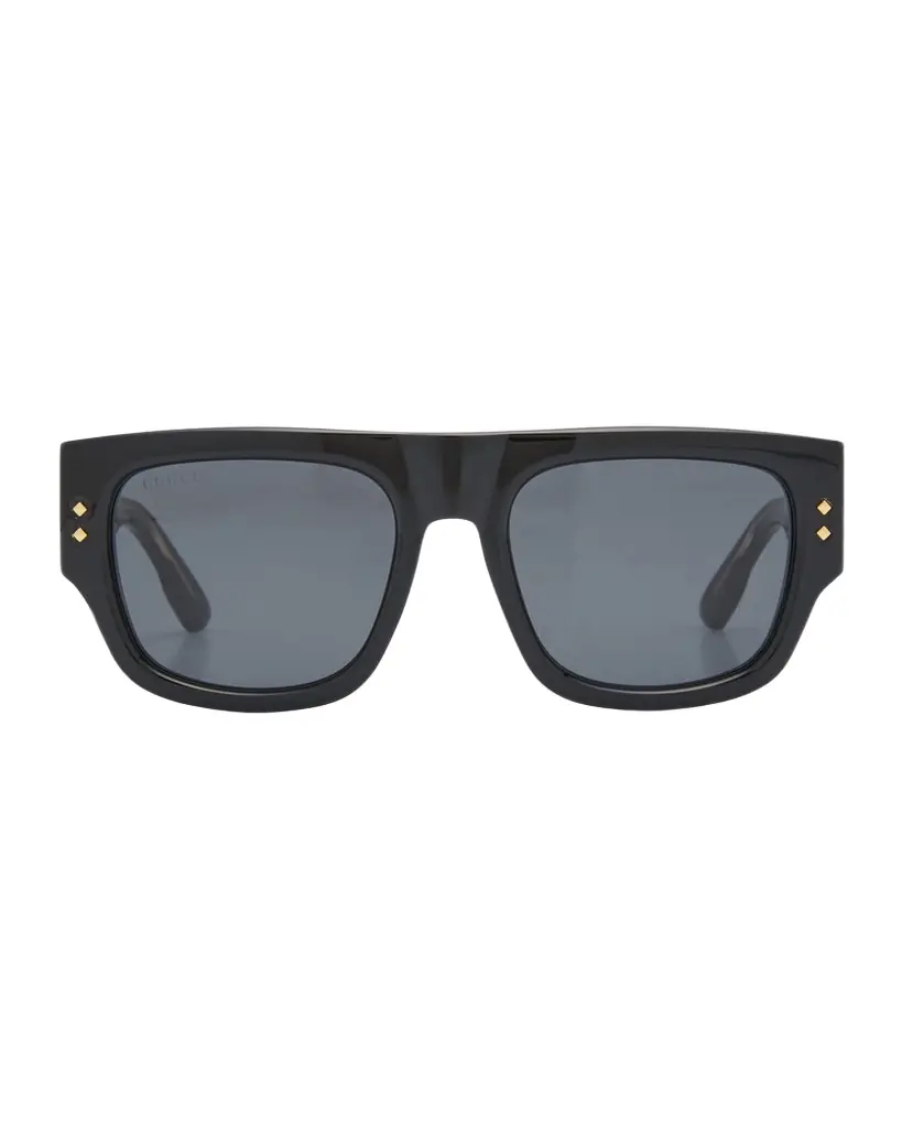 Gucci Men 's Oversized Rectangle Sunglasses
