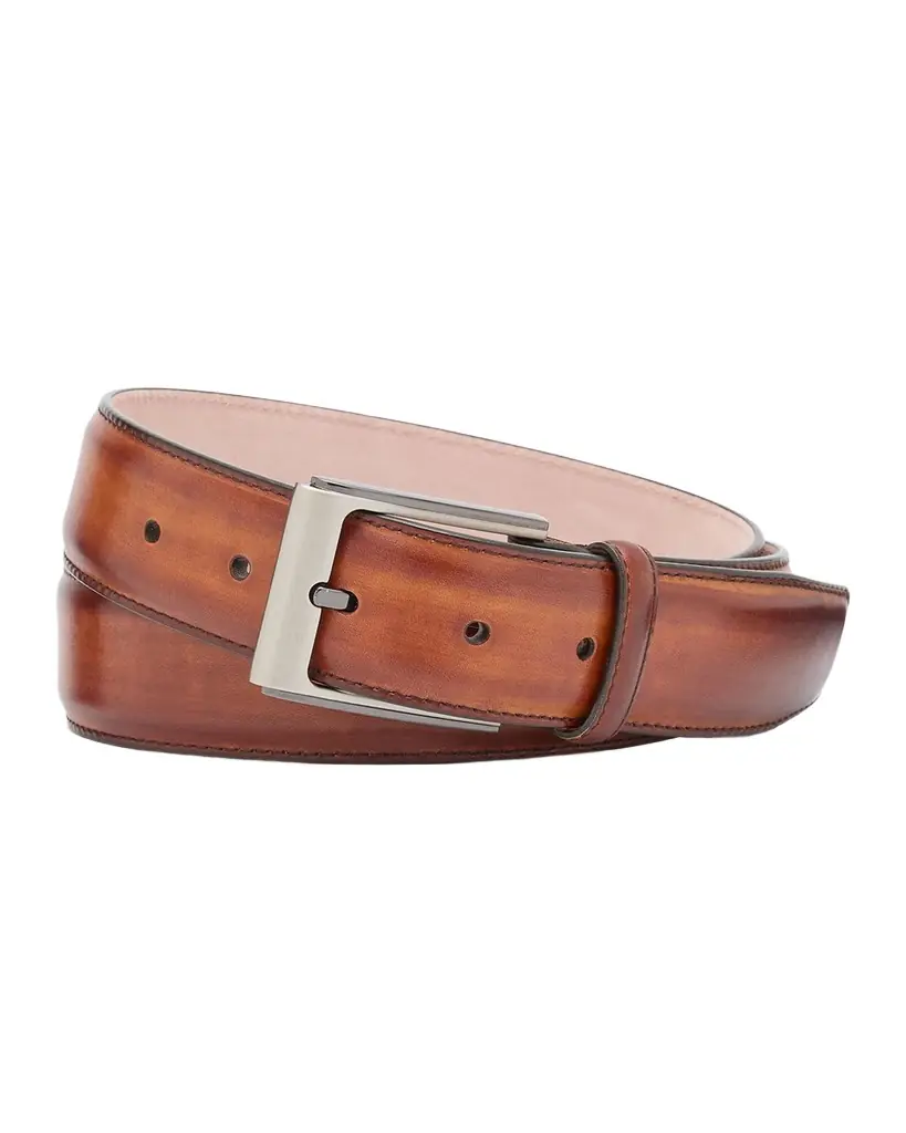 Magnanni Men 's Vega Leather Belt