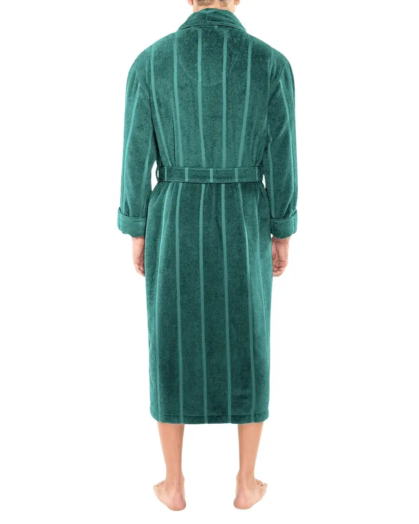 Majestic International Men 's Ultra Lux Jacquard Shawl Robe