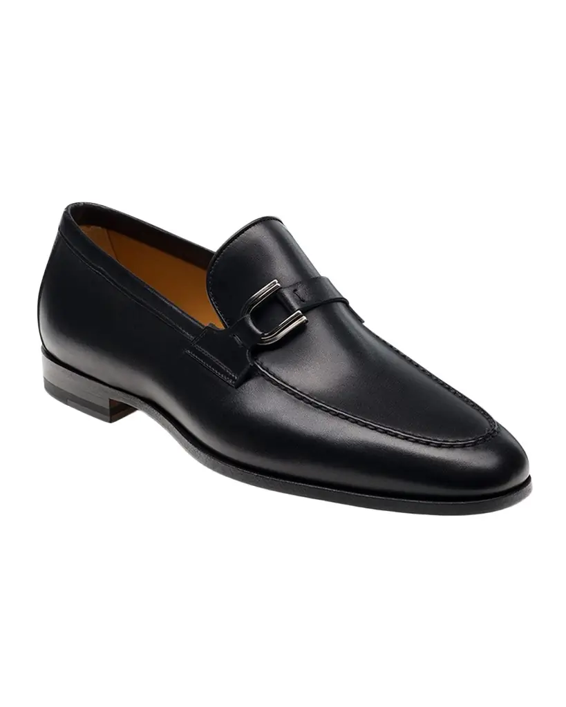 Magnanni Men 's Silvano Apron Toe Bit Loafers