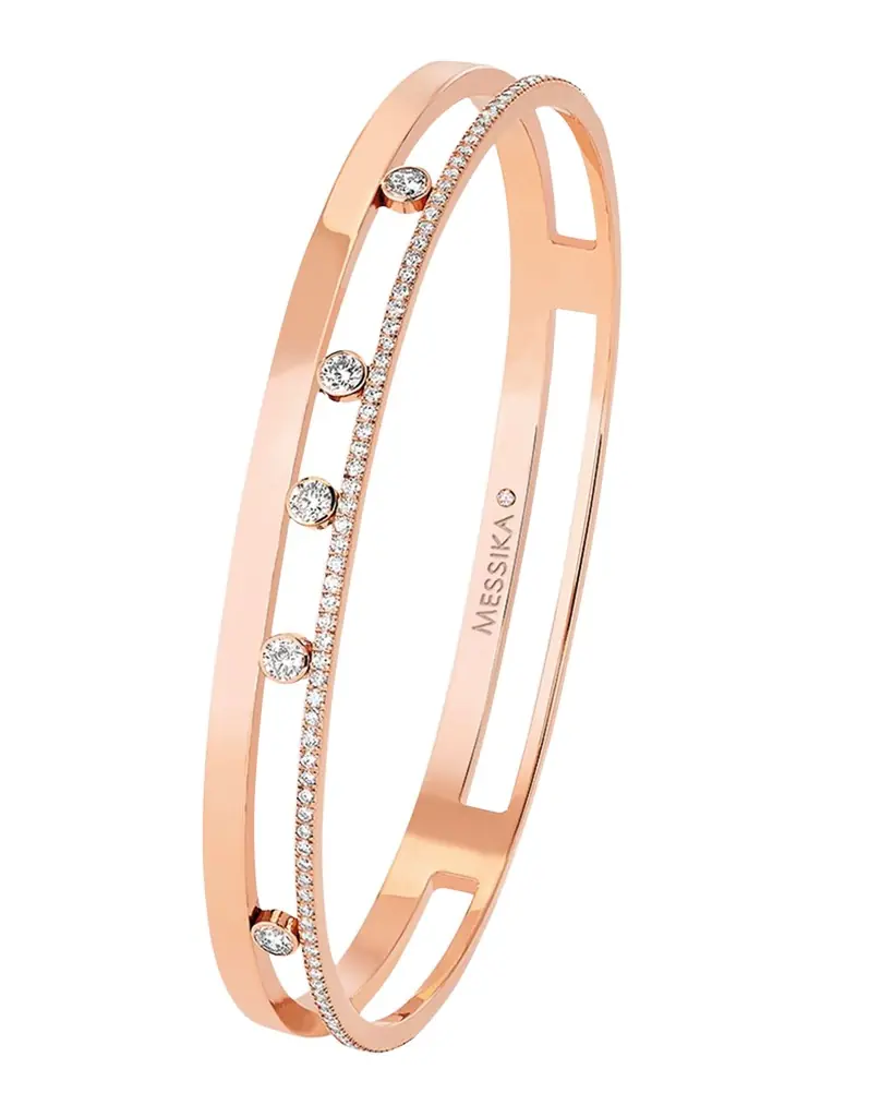 Messika MOVE ROMANE 18K ROSE GOLD DIAMOND BRACELET
